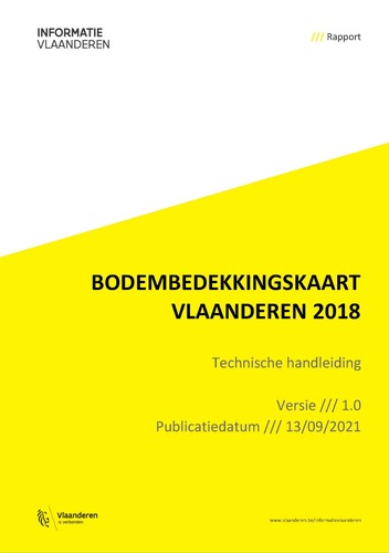 Bodembedekkingskaart Vlaanderen 2018: technische handleiding