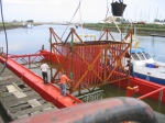 Kooi in ponton