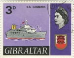 Australische oceaanstomer "S.S. Canberra" (1960)