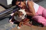 Vrouw met hond