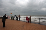 Poseren tijdens windstorm