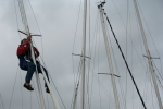 Man in mast