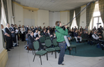 Audience at press conference