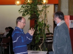 Picture at coffee break discussions
