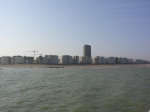 zicht op Oostende