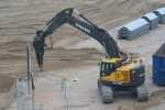 Werken aan Heldenplein Oostende