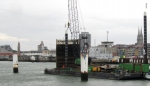 Wegnemen sluisdeur Visserijdok