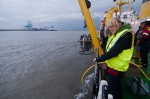 Staalname op de Schelde met RV Zeeleeuw