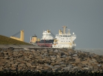 Paula rounding Rotterdam Maasvlakte