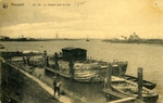 1905: Nieport, le chenal vers la mer