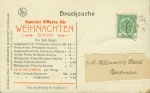 1909, Special Offerte f�r Weihnachten