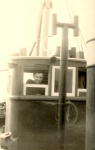 Coulier Ren� op de brug van de N.741 Hoop op vrede (Bouwjaar 1941)