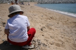 Kindje op strand