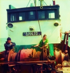 Bemanning aan winch van de N.172 Danjo (Bouwjaar 1955)