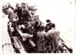 Bemanning O.285 Marie-Jos�-Rosette (Bouwjaar 1936) op reddingsboot