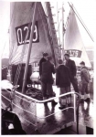 Juist voor afvaart op oefenschip O.29 