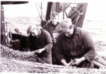 Netten boeten op de Z.412 Belgian Researcher (bouwjaar 1950)