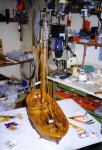 Bouw scheepsmodel