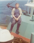 Roger Decuyper aan boord van de Z.512 El Cid (Bouwjaar 1969), author: Onbekend