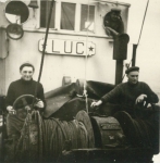 Bij de winch van de Z.562 Luc (Bouwjaar 1956), author: Onbekend