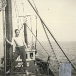 Andr� Van Torre op de Z.583 Sunny Boy (Bouwjaar 1947)