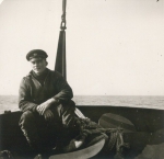 Andr� Van Torre aan boord van de Z.402 Atlantis (Bouwjaar 1963)