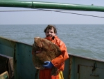 Visser met grote rog