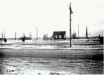 Kade Nieuwpoort tijdens winter 1962-1963