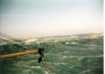 Slecht weer op zee