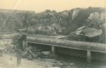 Vernielingen "Halewyck & Cie" in de Esplanadestraat, 1945