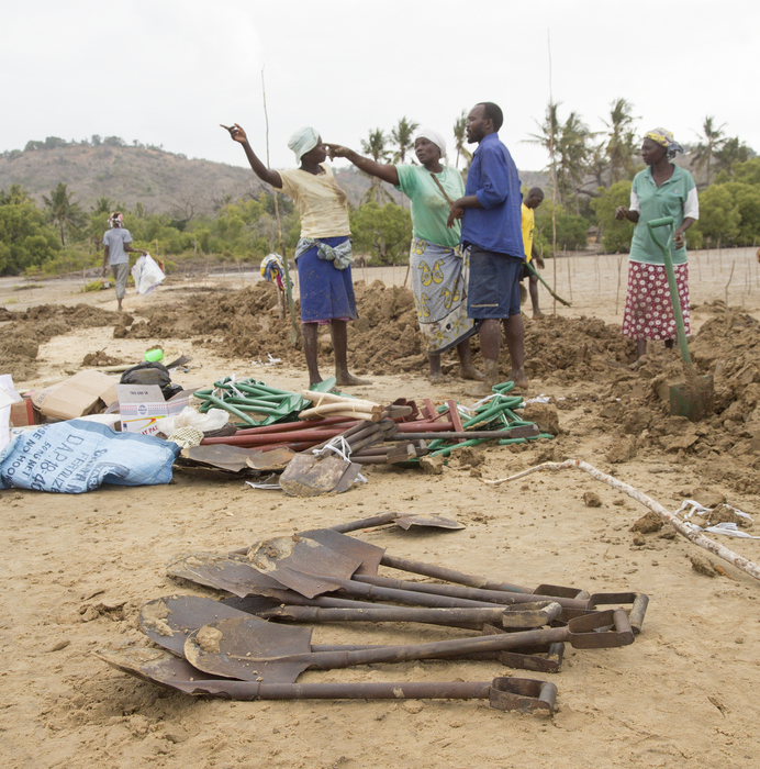 Aquaculture - pond digging