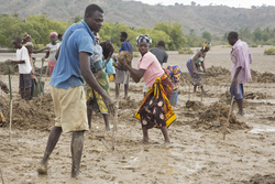 Aquaculture - pond digging