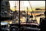 Dawn across bow, author: Gerry Wood 