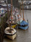 Looe Boats Head On