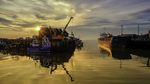 Whitstable Harbour at Sunset