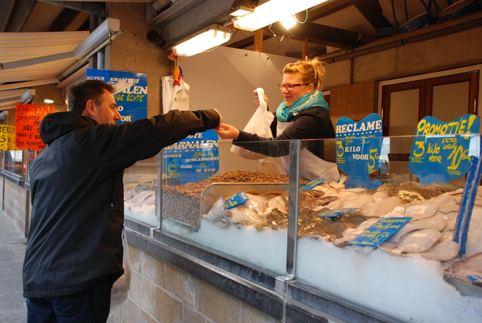 Fish market Ostend