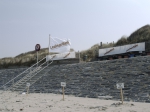 Plaats waar het gevonden afval wordt gescheiden tijdens de Lenteprikkel in Oostende op 31/03/2007