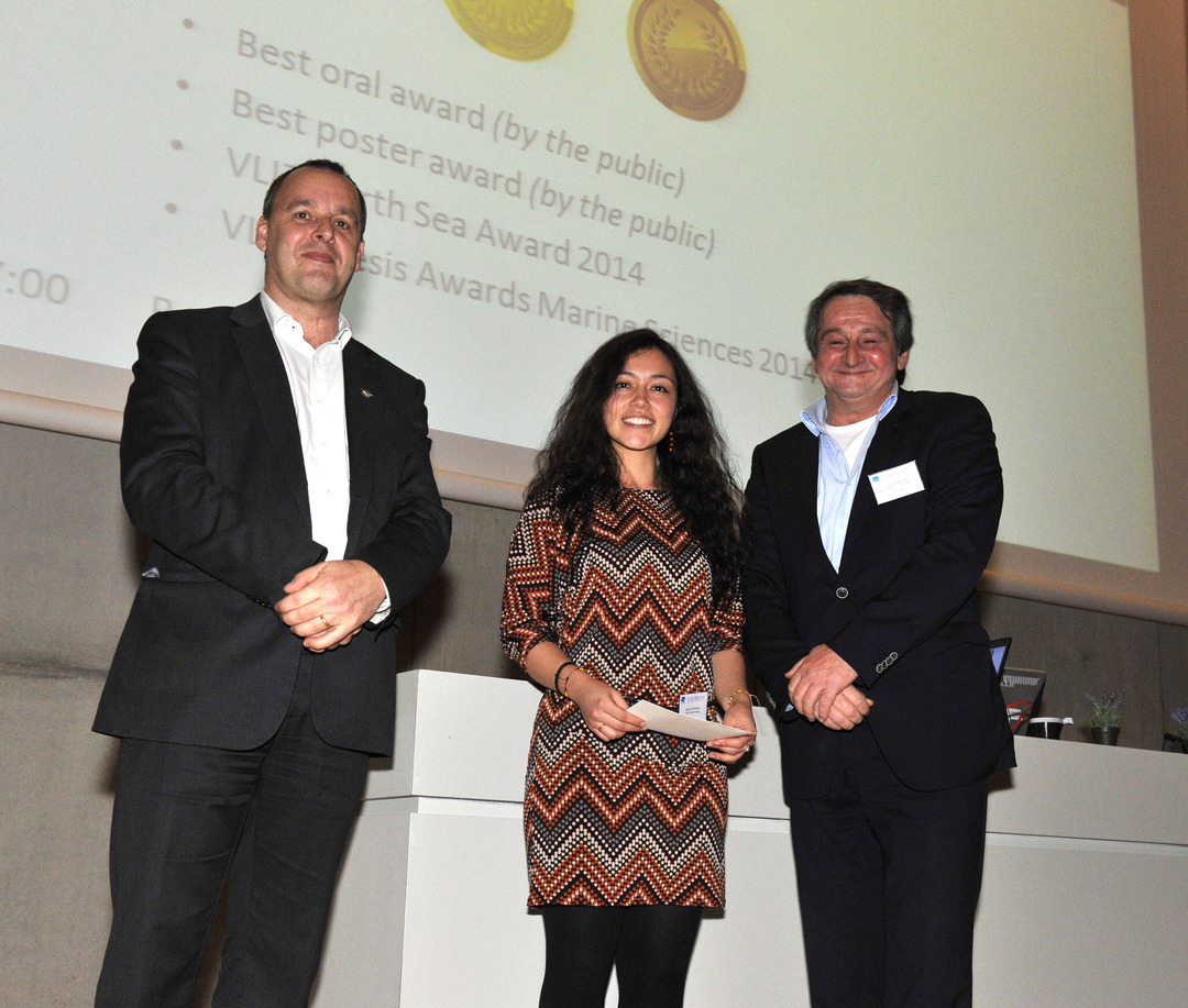 Best poster award: Carol Buitrago (MARBIOL - VUB).