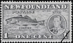 Newfoundland Postage Stamp (1937): Codfish, 