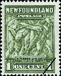 Newfoundland Postage Stamp (1932): Codfish, 