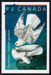 Canadian Postage Stamp (2003): Gyrfalcon, author: National Archives of Canada