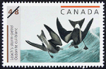 Canadian Postage Stamp (2003): Leach's storm-petrel, author: National Archives of Canada