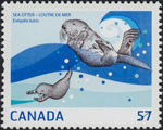 Canadian Postage Stamp (2010): Sea Otter, author: National Archives of Canada