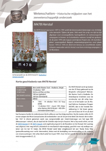 M478 Herstal – Historische mijlpalen van het zeewetenschappelijk onderzoek M478 Herstal – Historische mijlpalen van het zeewetenschappelijk onderzoek