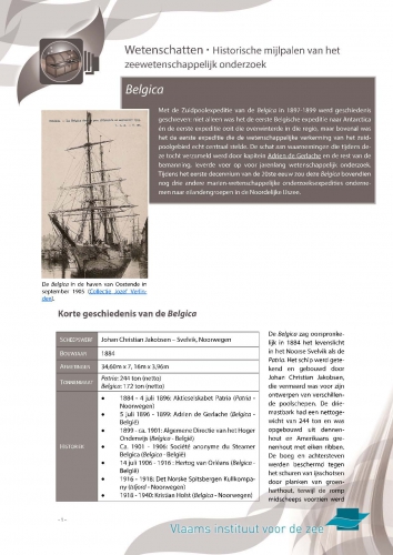 Het poolschip Belgica - Historische mijlpalen van het zeewetenschappelijk onderzoek