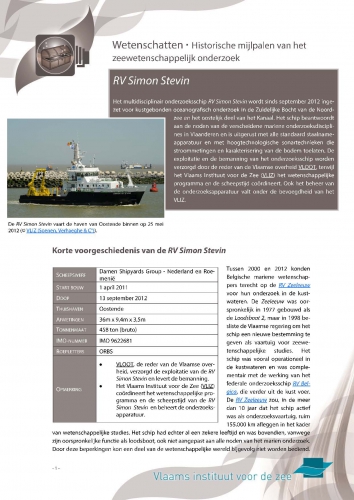 RV Simon Stevin – Historische mijlpalen van het zeewetenschappelijk onderzoek RV Simon Stevin – Historische mijlpalen van het zeewetenschappelijk onderzoek