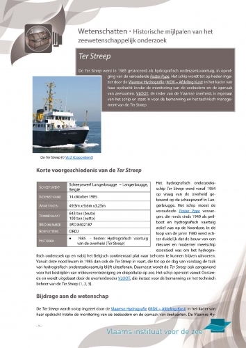 Ter Streep – Historische mijlpalen van het zeewetenschappelijk onderzoek Ter Streep – Historische mijlpalen van het zeewetenschappelijk onderzoek