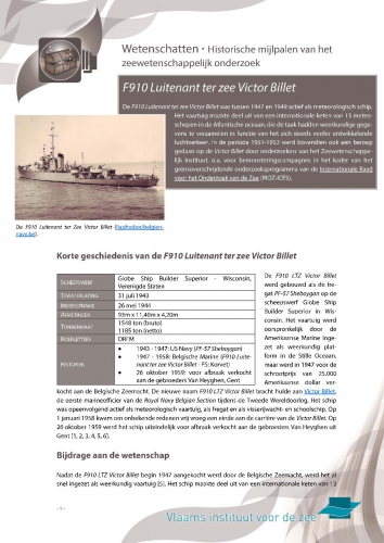 Luitenant ter zee Victor Billet – Historische mijlpalen van het zeewetenschappelijk onderzoek Luitenant ter zee Victor Billet – Historische mijlpalen van het zeewetenschappelijk onderzoek