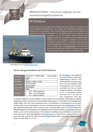 RV Zeeleeuw – Historische mijlpalen van het zeewetenschappelijk onderzoek