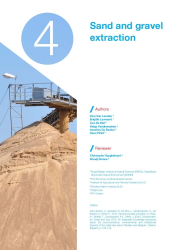 Sand and gravel extraction Sand and gravel extraction